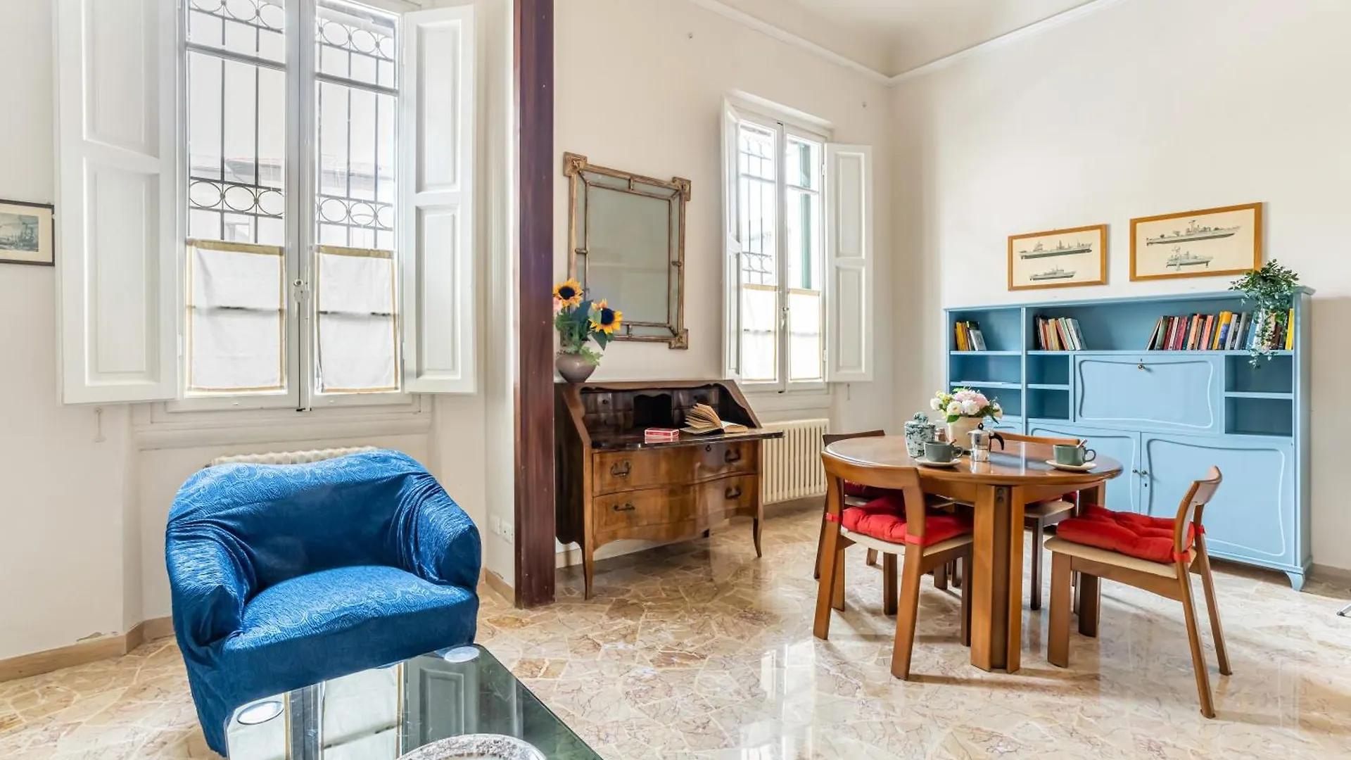 Bright Apartment With Private Garden And Balcony Florence Italy